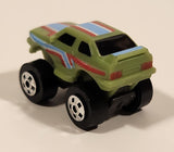 1987 Road Champs BMW M3 Green Micro Mini Die Cast Toy Car Vehicle
