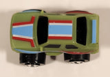 1987 Road Champs BMW M3 Green Micro Mini Die Cast Toy Car Vehicle