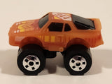 1987 Road Champs Porsche 944 Orange Micro Mini Die Cast Toy Car Vehicle