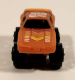 1987 Road Champs Porsche 944 Orange Micro Mini Die Cast Toy Car Vehicle