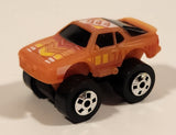 1987 Road Champs Porsche 944 Orange Micro Mini Die Cast Toy Car Vehicle