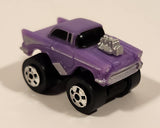 1987 Road Champs '57 Chevy Purple Micro Mini Die Cast Toy Car Vehicle