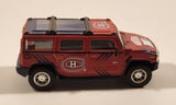 2004 2005 Season Fleer NHL Montreal Canadiens Hummer H2 Red Die Cast Toy Car Vehicle