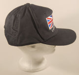 London Union Jack British Flag Black Snapback Trucker Cap Hat