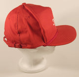 Homelite Red Adjustable Size Trucker Cap Hat