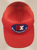 Earl's Industries Ltd. Red Snapback Trucker Cap Hat
