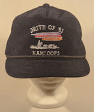 Drive of '91 Kamloops Black Corduroy Snapback Trucker Cap Hat