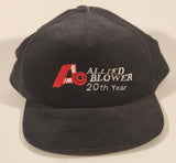 Allied Blower 20th Year Black Corduroy Snapback Trucker Cap Hat