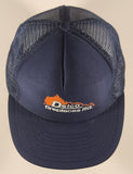 Delco Fireplaces ltd. Dark Blue Mesh Snapback Trucker Cap Hat