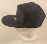 Vintage BC Belting Ltd Black Corduroy Snapback Trucker Cap Hat