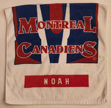 NHL Montreal Canadiens Monogrammed Noah Red White Blue 21" x 40" Towel