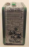 2022 Viacom Nickelodeon Eastman And Laird's Teenage Mutant Ninja Turtles Embossed Tin Metal Lunch Box and Thermos Set