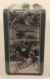 2022 Viacom Nickelodeon Eastman And Laird's Teenage Mutant Ninja Turtles Embossed Tin Metal Lunch Box and Thermos Set