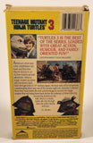 Teenage Mutant Ninja Turtles III Movie VHS Video Cassette Tape with Case