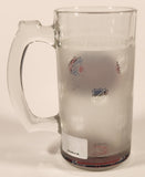 NHL National Hockey League Montreal Canadiens 5 5/8" Frosted Glass Beer Mug Cup