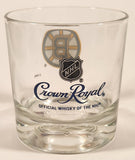 Rare Limited Release Crown Royal "NHL Rocks" Boston Bruins Hockey Team Clear Glass Whisky Cup