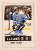 2011 Panini NHL #10 Pittsburgh Penguins Mario Lemieux Winter Classic Alumni Game Season Highlight Trading Card