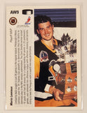 1991-92 Upper Deck NHL Pittsburgh Penguins AW9 Mario Lemieux Conn Smythe Trophy Winner Trading Card