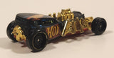 2019 Hot Wheels Rod Squad Street Creeper Matte Black Die Cast Toy Car Vehicle