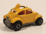 1989 Hot Wheels Auto Magic Baja Bug Volkswagen VW Beetle Metalflake Gold Die Cast Toy Car Vehicle