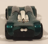1999 Hot Wheels McDonald's Double Cross Metalflake Dark Green Die Cast Toy Car Vehicle