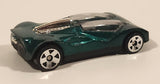 1999 Hot Wheels McDonald's Double Cross Metalflake Dark Green Die Cast Toy Car Vehicle