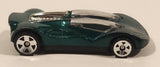 1999 Hot Wheels McDonald's Double Cross Metalflake Dark Green Die Cast Toy Car Vehicle