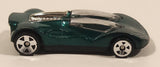 1999 Hot Wheels McDonald's Double Cross Metalflake Dark Green Die Cast Toy Car Vehicle