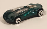 1999 Hot Wheels McDonald's Double Cross Metalflake Dark Green Die Cast Toy Car Vehicle