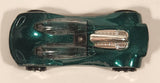 1999 Hot Wheels McDonald's Double Cross Metalflake Dark Green Die Cast Toy Car Vehicle