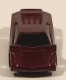 1999 Hot Wheels McDonald's Maximizer Dark Red Die Cast Toy Car Vehicle