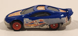 1999 Hot Wheels McDonald's Future NASCAR Blue Die Cast Toy Car Vehicle