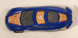 1999 Hot Wheels McDonald's Future NASCAR Blue Die Cast Toy Car Vehicle