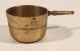 Vintage Dollhouse Miniature Soup Pot 1 1/2" Brass Metal Ornament