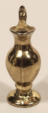 Vintage Dollhouse Miniature Ewer Jug Water Pitcher 2 1/8" Brass Metal Ornament