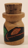 Hand Painted Aboriginal Wood Cork Bottle