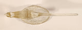 Vintage K.R. Haley Ring Neck Pheasant Bird 11 1/2" Clear Art Glass Sculpture