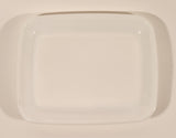 Vintage Anchor Hocking Made Expressly For United Airlines White Milk Glass Serving Dish