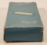 Vintage Wadsworth By Parker Pen Monogrammed D F Cosmetics Mirror Powder Compact with Comb in Box