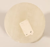 Vintage White Marble Onyx 5 3/4" Candlestick Holder