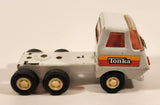 Vintage Tonka 11706 Semi Truck Trailer White Pressed Steel Toy Car Vehicle Made in Canada