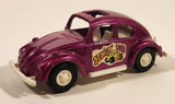 Vintage Tootsie Toy Stingin' Bug Volkswagen Beetle Magenta Purple Die Cast Toy Car Vehicle