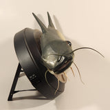 Gemmy Cool Catfish Animatronic Motion Activated Talking Singing Moving Fish On Animated Plaque Partially Working