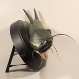 Gemmy Cool Catfish Animatronic Motion Activated Talking Singing Moving Fish On Animated Plaque Partially Working