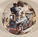 Railroad Train Steam Engine Locomotive Themed Tin Metal Container