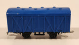 Vintage Nomura Japan Blue Box Car Plastic Toy Train Car Vehicle
