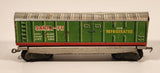 Vintage TN Nomura Japan Santa-Fe 1648 Refrigerated Box Car Green Tin Toy Train Car Vehicle