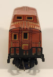 Vintage Sakai Hudson & Pacific H & P 6025 Caboose Dark Orange Tin Toy Train Car Vehicle