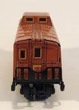 Vintage Sakai Hudson & Pacific H & P 6025 Caboose Dark Orange Tin Toy Train Car Vehicle