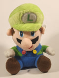 Nintendo Super Mario Baby Luigi Sitting 8" Stuffed Plush Toy with Suction Cup Hanging